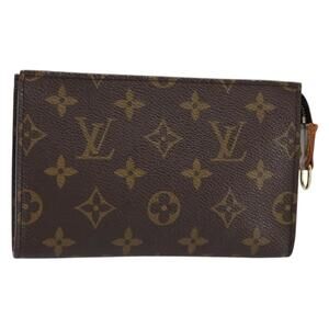 LOUIS VUITTON Monogram Bucket PM Accessory Pouch LV Auth ka130